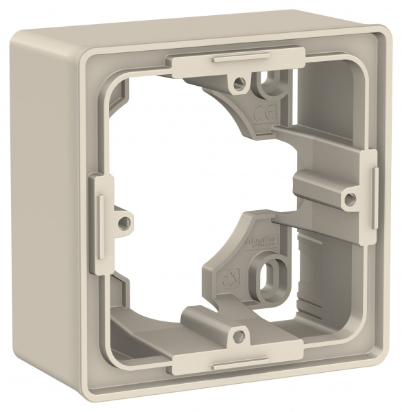 SE Unica New Беж Коробка 1-ая для открытой установки