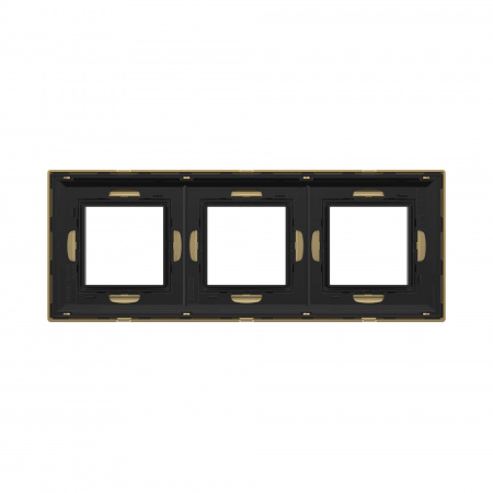 DKC Avanti Золотой Металл Рамка 6 модулей
