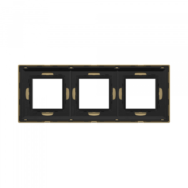 DKC Avanti Золотой Металл Рамка 6 модулей
