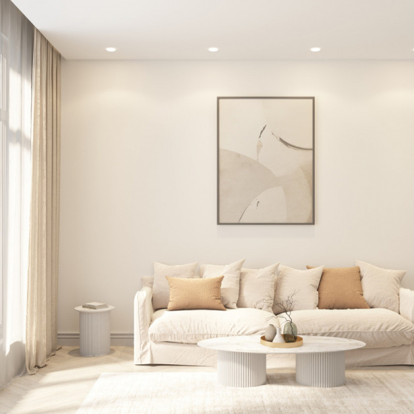 DK4600-WW Встраиваемый светильник, IP 20, 9 Вт, LED 3000, белый, пластик