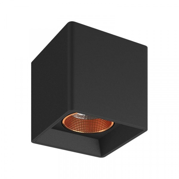 DK3080-BBR Светильник накладной, IP 20, 10 Вт, GU5.3, LED, черный/бронзовый, пластик