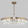Подвесная люстра с хрусталем 60165/6 латунь Eurosvet Sophie
