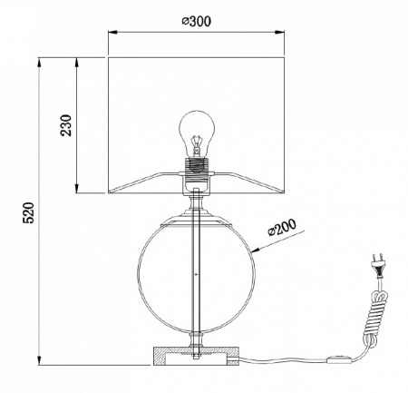 Настольный светильник Z533TL-01N Maytoni Lowell