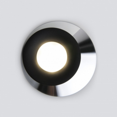 Встраиваемый точечный светильник 124 MR16 черный/серебро Elektrostandard Starfa a053358