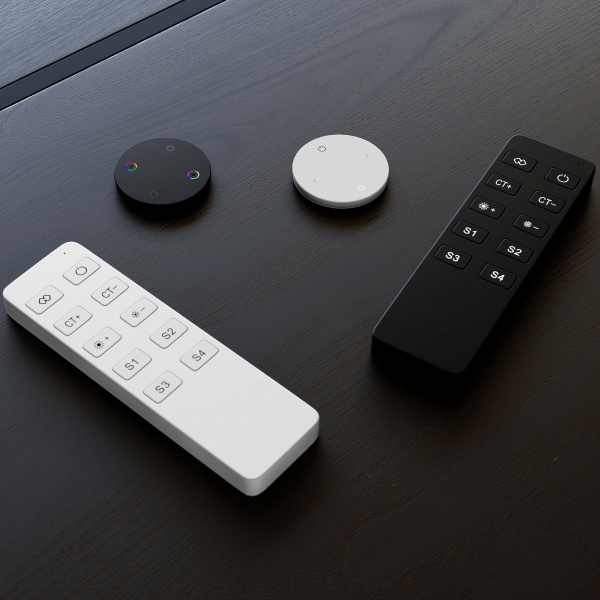 INTELLIGENT ARLIGHT Пульт SMART-801-22-1G-DIM Black (3V, Magnet, 2.4G) (IARL, IP20 Пластик, 5 лет)