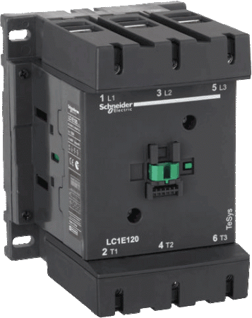 Schneider Electric EasyPact TVS TeSys E Контактор 3Р 120A НО+НЗ 380В AC3 380V AC 50Гц