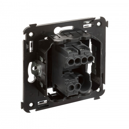 DKC Avanti Черный квадрат Кнопка одноклавишная