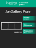 Systeme Electric ArtGallery Pure Металл Алюминий Рамка 3-ая