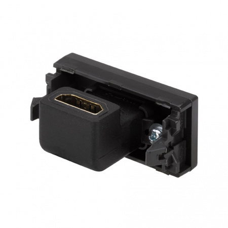 Simon 27 Мех Графит Разъём HDMI, узкий, (мама-мама), S27