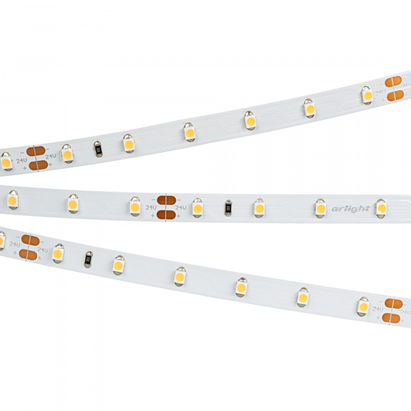 Светодиодная лента Arlight 4,8W/m 60LED/m 3528SMD теплый белый 5M 027935(2)