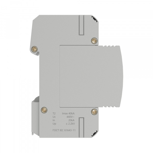 DKC УЗИП, тип 2, 2 полюса, Imax 40kA, со сменным модулем, Un 440V