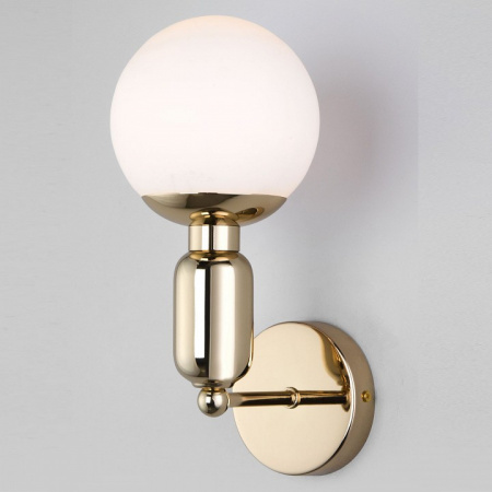 Настенный светильник со стеклянным плафоном 50251/1 золото Eurosvet Bubble