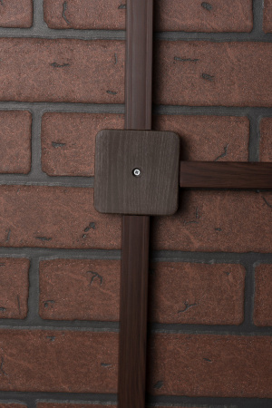 EKF PROxima Коробка разветвительная KMP-030-030 (75х75х26) тёмное дерево