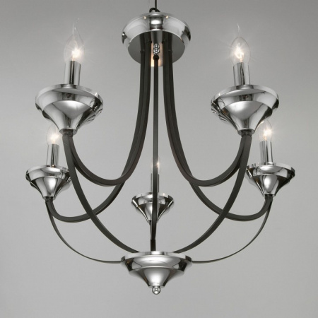 Подвесная люстра 60098/5 хром Eurosvet Lazzaro