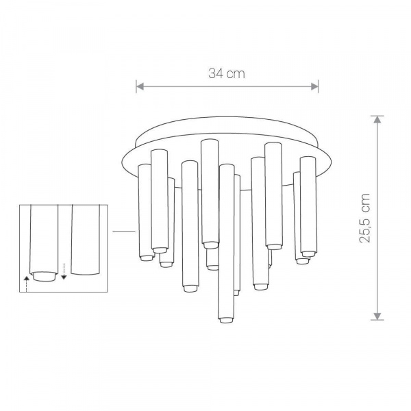 Потолочная люстра Nowodvorski Stalactite 8356