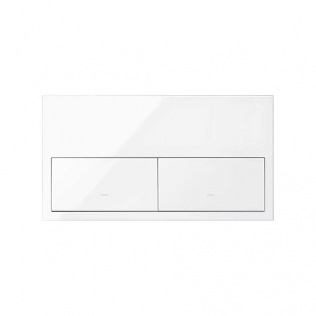 Simon 100 Белый глянец Кит 2 поста, фронт. 1 рамка «минимум» + 2 клавиши выключателей