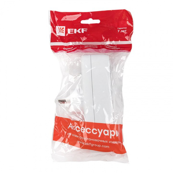 EKF PROxima Разветвитель 3 гн. с/з плоский 16А 250B