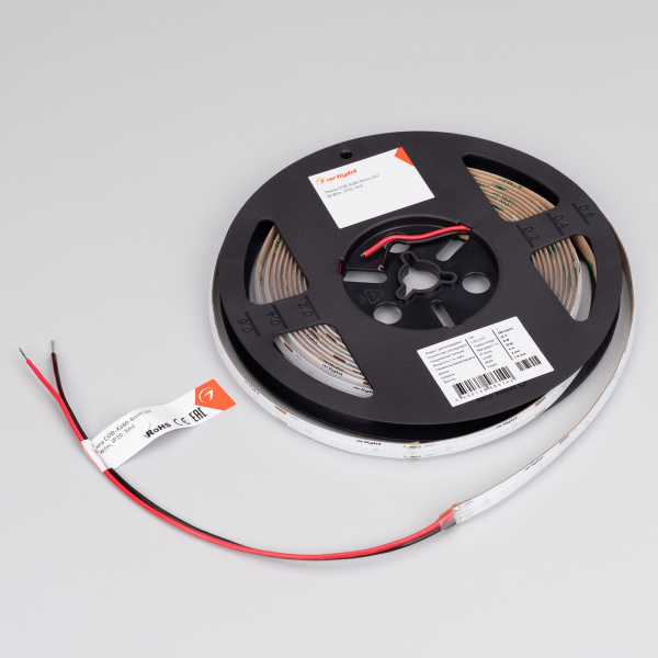 Arlight Светодиодная лента COB-X480-8mm 24V Green (8 W/m, IP20, 5m) (-)