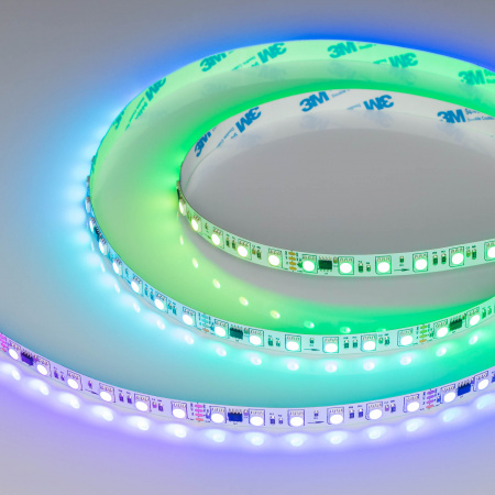 Arlight Лента DMX-B72-10mm 24V RGB-PX6 (16 W/m, IP20, 5060, 5m) (бегущий огонь)