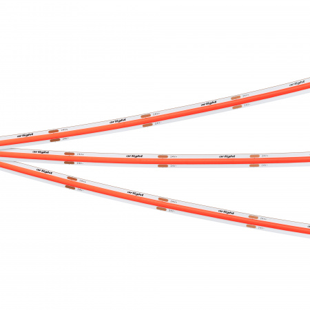 Лента COB-X480-8mm 24V Red (8 W/m, IP20, 5m) (Arlight, -)