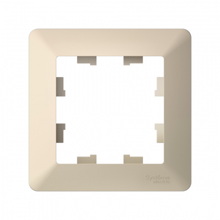 Systeme Electric AtlasDesign Air Бежевый/дымчатый белый Рамка 1-ая