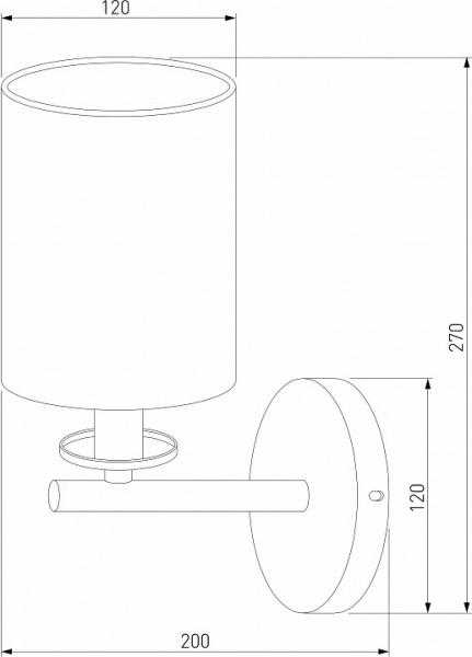 Настенный светильник 60146/1 латунь Eurosvet Caprera