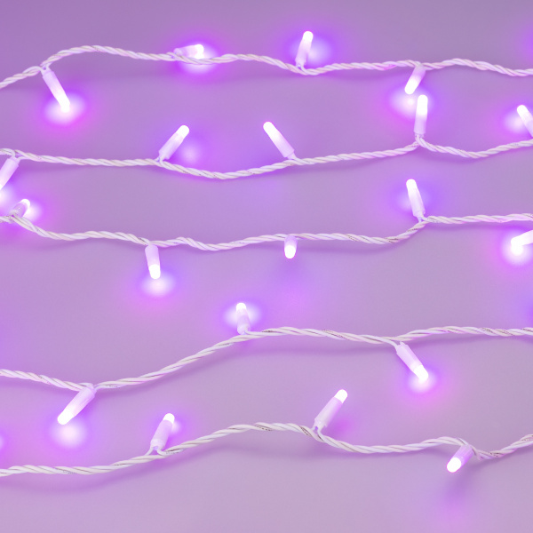 Arlight Светодиодная гирлянда ARD-STRING-CLASSIC-10000-WHITE-95LED-MILK-LIVE RGBW-DMX (24V, 10W) (Ardecoled, IP65)