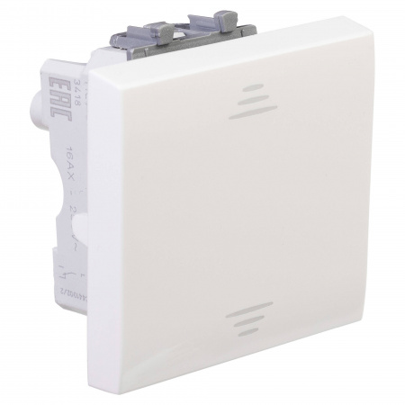 DKC Avanti Белое облако Переключатель 16А 2 модуля