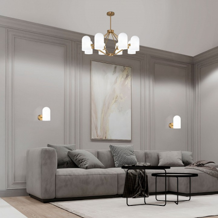 Потолочный светильник 60157/8 латунь Eurosvet Bambola