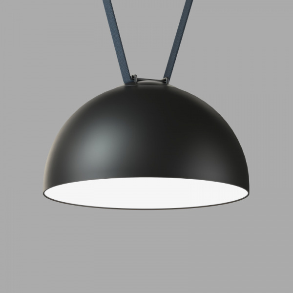 DK5562-BK Cветильник для трека-ремня Belty, серия Flow со светодиодом, D300*H171мм, 48V DC, 28W, RA90, 120°, 4000K, IP20, черный, алюминий