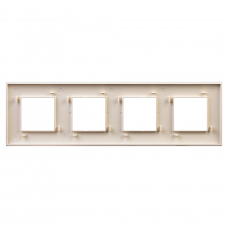 DKC Avanti Ванильная дымка Рамка 8 модулей