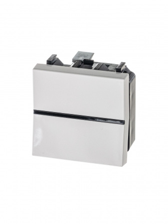 ABB NIE Zenit Бел Переключатель 1-клавишный 2 мод