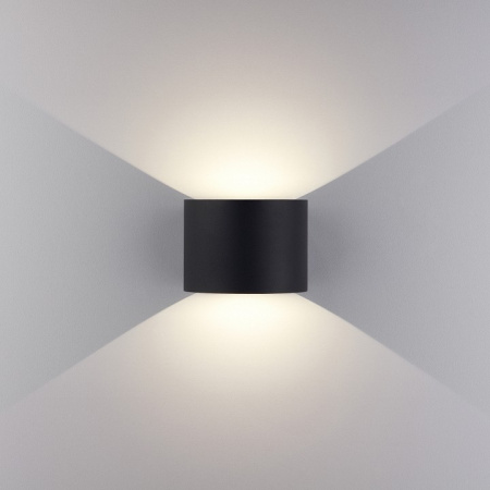 Blade черный уличный настенный светодиодный светильник 1518 TECHNO LED Elektrostandard Blade a038828