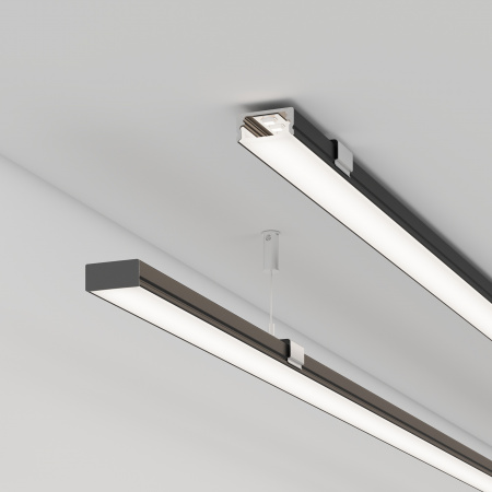 Arlight Профиль LINE-1708-2000 ANOD BLACK (Алюминий)