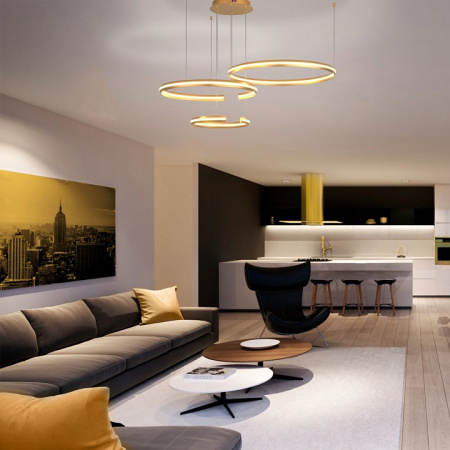 Подвесной светильник Gap 90180/3 золото 160W Eurosvet Gap