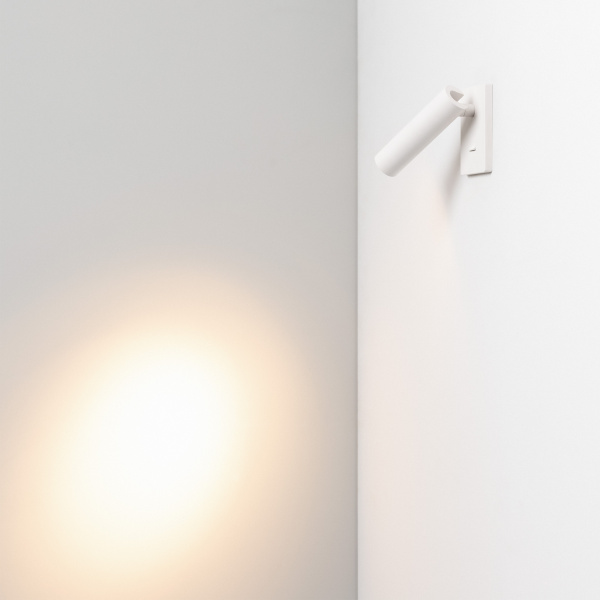 Arlight Светильник SP-READER-S60x86-3W Warm3000 (WH, 20 deg, 230V) (IP20 Металл, 3 года)