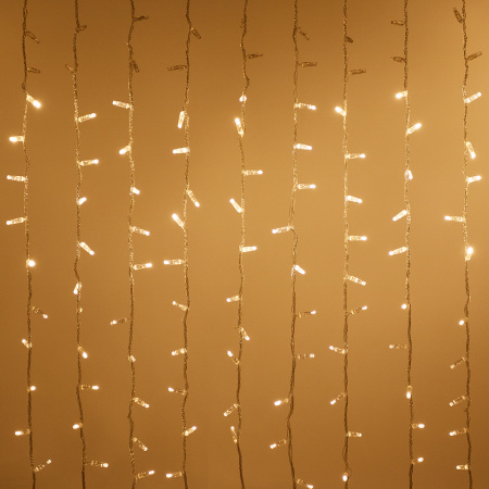 Arlight Светодиодная гирлянда ARD-CURTAIN-CLASSIC-2000x9000-CLEAR-2200LED-WATERFALL Warm (230V, 180W) (Ardecoled, IP65)