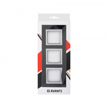 DKC Avanti Черный Стекло Рамка 6 модулей