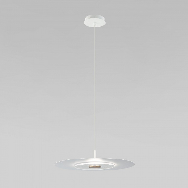 Подвесной светодиодный светильник в стиле лофт 40031/1 LED / белый Eurosvet Kontur