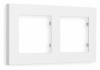 Рамка ALFA Techno (Белый матовый) 2-ая AF220122