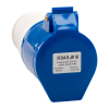 КЭАЗ Розетка кабельная 213-16А-6h-220AC-2P+PE-IP44