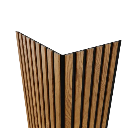 Акустическая панель FLEX Дуб Золотой 1200×600 мм рейка 25х6 мм