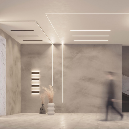 Arlight Профиль SL-LINIA20-FANTOM-2500 BLACK (Алюминий)