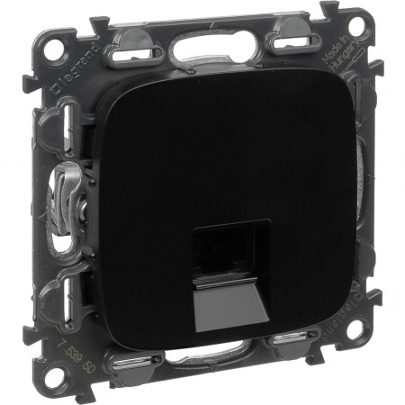 Legrand Valena ALLURE DIY Антрацит Розетка комп(RJ45) 1-ая 5 кат UTP