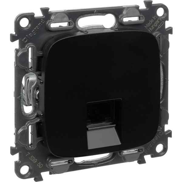 Legrand Valena ALLURE DIY Антрацит Розетка комп(RJ45) 1-ая 5 кат UTP