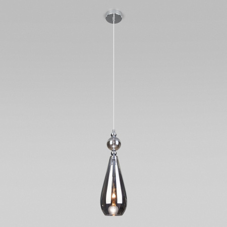 Подвесной светильник с плафоном 50202/1 дымчатый Eurosvet Ilario