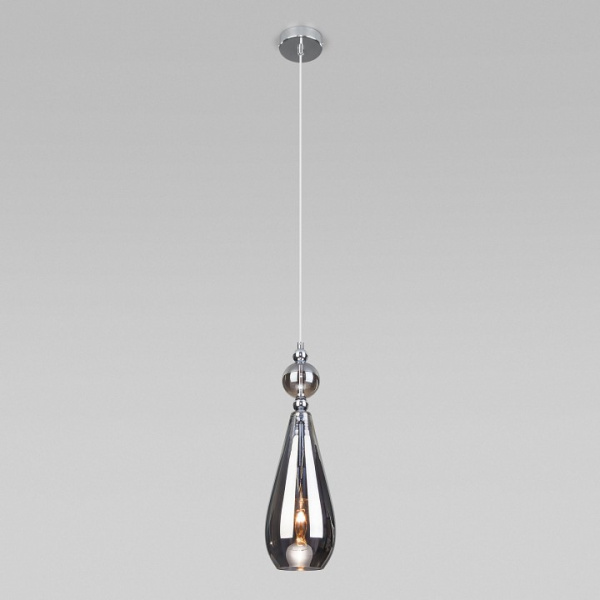 Подвесной светильник с плафоном 50202/1 дымчатый Eurosvet Ilario