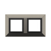 DKC Avanti Никелированный Металл Рамка 4 модуля