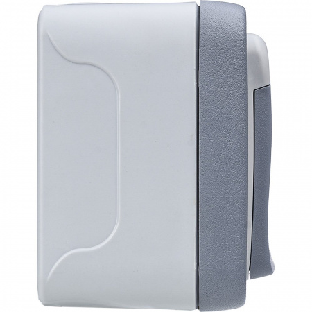 Legrand Plexo Серый Розетка с/з с крышкой, винтовой зажим, накладная, в сборе IP55