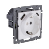 Розетка штепсельная SCHUKO 16A/250 В с USB A+C 20W, белый матовый Kollinger REA-004WM для Aspekt, Eleganz, Reflex